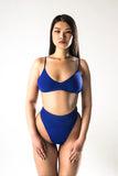 Electric Blue Split Swimsuit